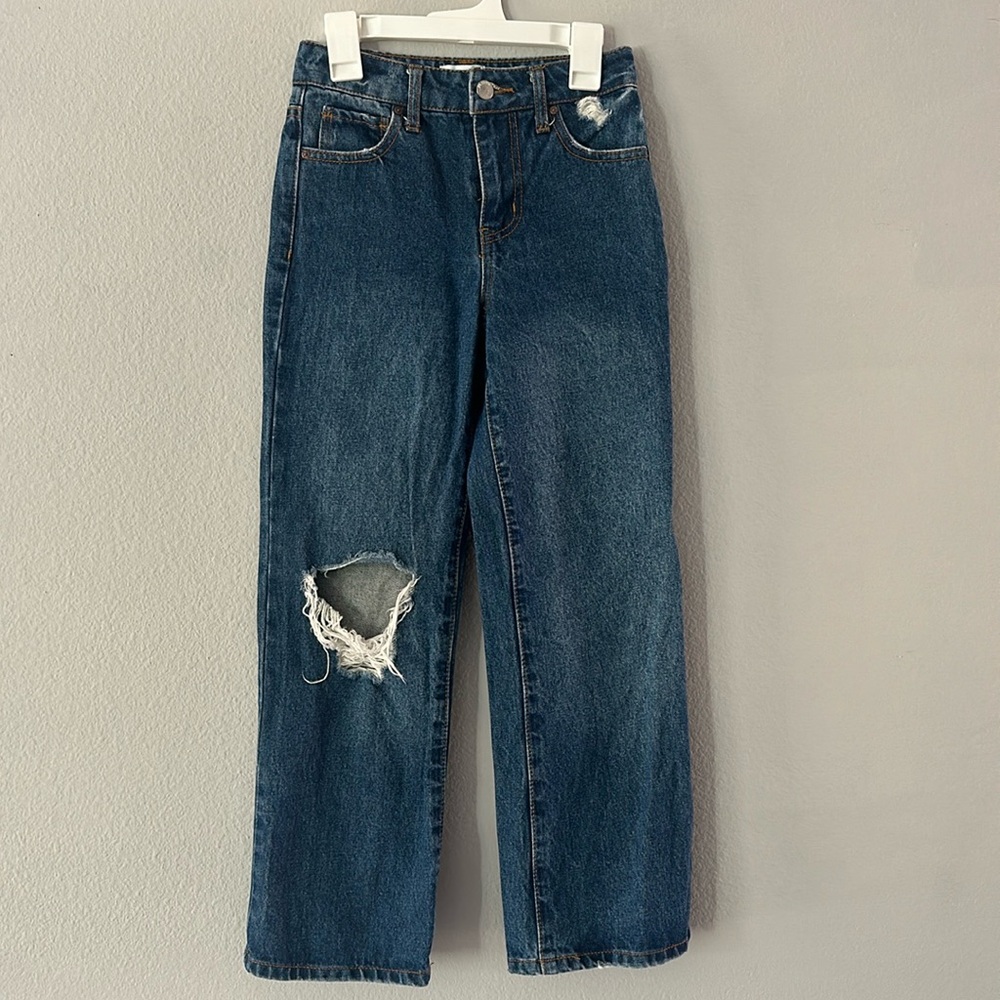 RSQ girls high rise wide leg jeans Size 8